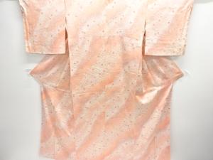 草花模様小紋着物